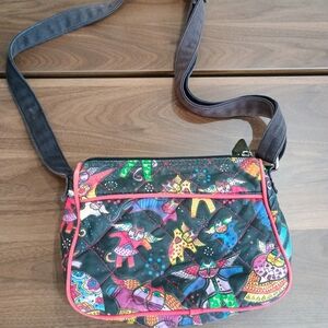 Laurel Burch Multicolor Crossbody Bag